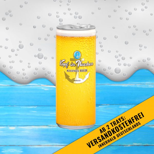 Kopf in Nacken – kleines Bier<br>250 ml – 24 Stück