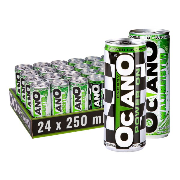 Octano Duo-Tray:<br>12 x Classic + 12 x Waldmeister<br>250 ml – 24 Stück