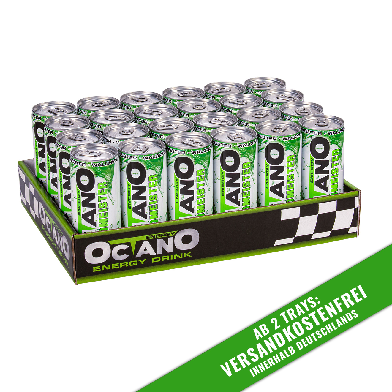 Octano Waldmeister – Energy Drink<br>250 ml – 24 Stück – Bild 3